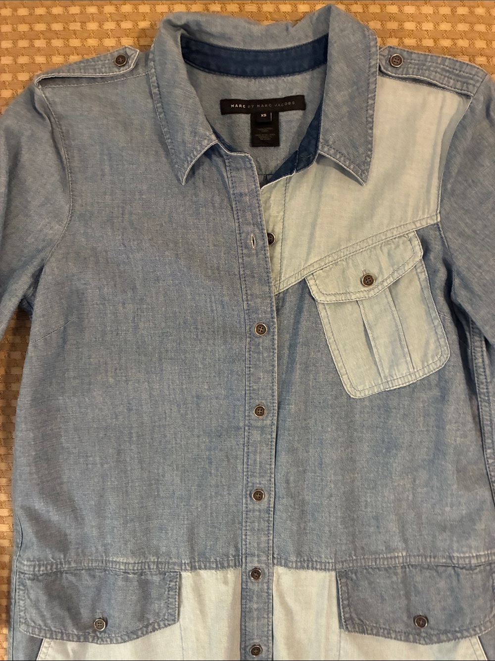 Marc Jacobs Chambray Dress - Picture 3 of 8